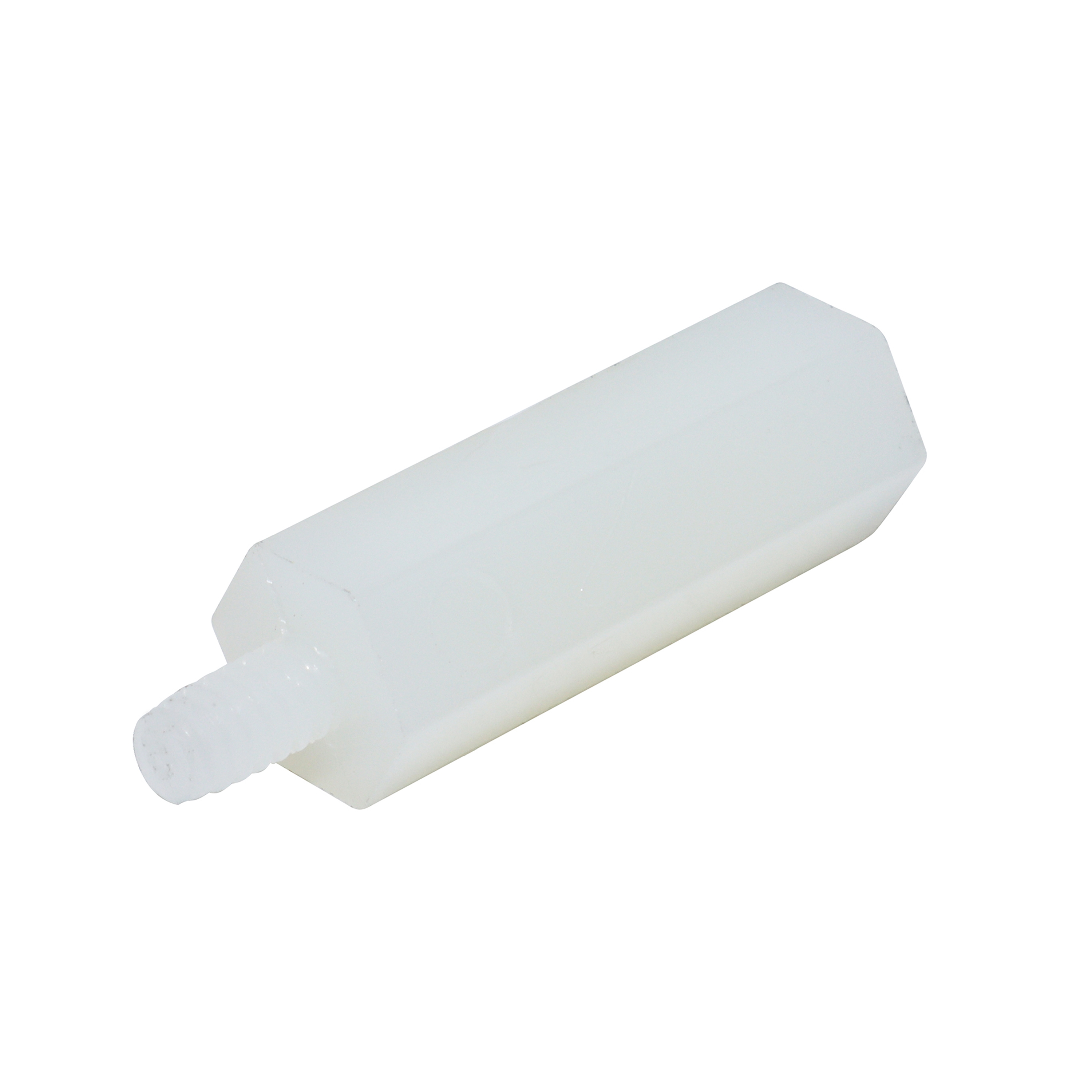 MaleFemale Threaded Hex Standoff Nylon 1/4" Hex x 3/4" Long 632