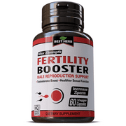 Male Fertility Support Pills Conception Aid Supplements Increase Sperm Volume 60 Capsules