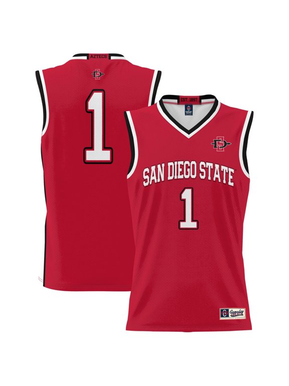 Male GameDay Greats #1 Scarlet San Diego State Aztecs Lightweight Basketball Jersey