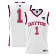 thumbnail image 1 of Male GameDay Greats #1  White Dayton Flyers  Lightweight Basketball Jersey, 1 of 4