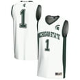 thumbnail image 1 of Male GameDay Greats #1  White Michigan State Spartans  Lightweight Basketball Jersey, 1 of 4