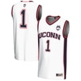 thumbnail image 1 of Male GameDay Greats #1  White UConn Huskies  Lightweight Basketball Jersey, 1 of 4