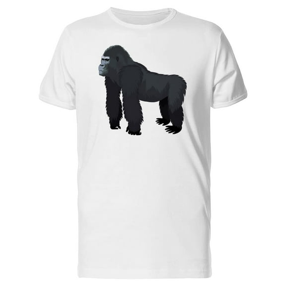 Male Gorilla Doodle T-Shirt Men -Image by Shutterstock, Male x-Large