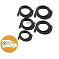 thumbnail image 1 of Male HDMI to HDMI 14ft AV Cable w/ Ethernet for HDTV DVD PC 1080p 1080i 4K 5/pk, 1 of 1