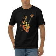 Male Jaco Composers Pastorius T-Shirt Cotton Fashion Casual Round Neck Short Sleeved T-Shirt Black,XXL,black