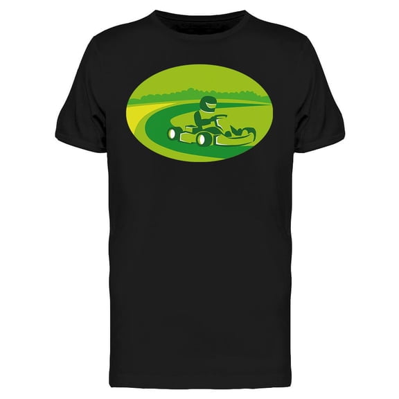 Male Kart Racer Design T-Shirt Men -Image by Shutterstock, Male XX-Large