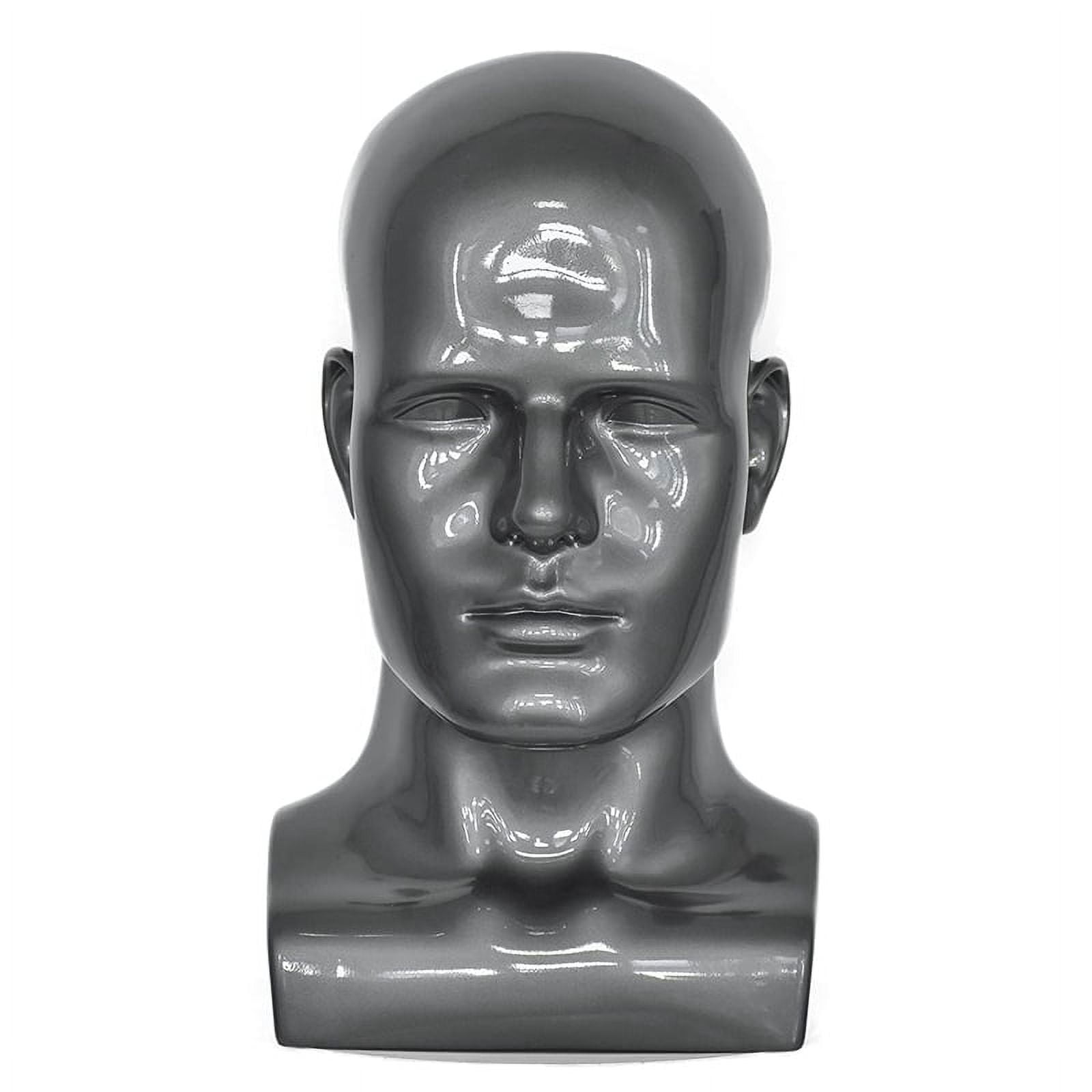 Male Mannequin Head Professional Manikin Head for Display Wigs Hats