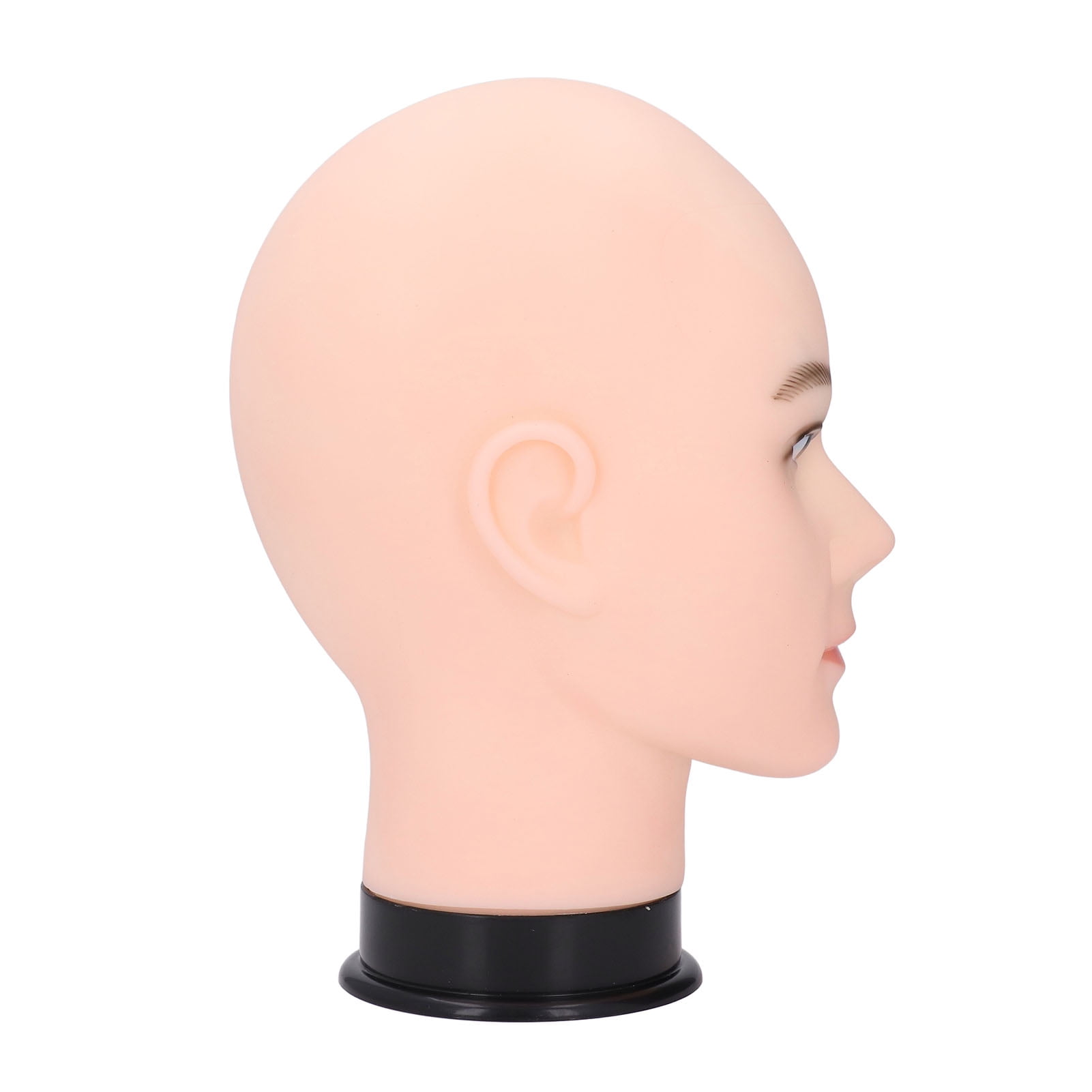 Male Mannequin Head, <span Style="background:red"></span> Bald Design For Wig Styling  Display, 22in Circumference