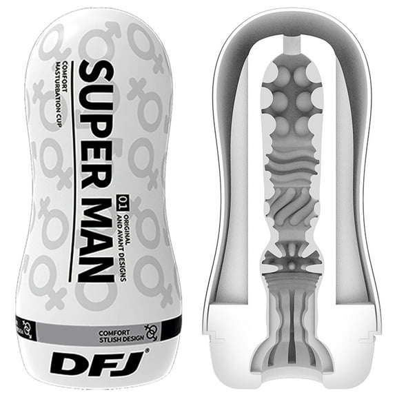 Male Masturbator Cup Soft Silicone Sex Toys for Man-Without Vibration