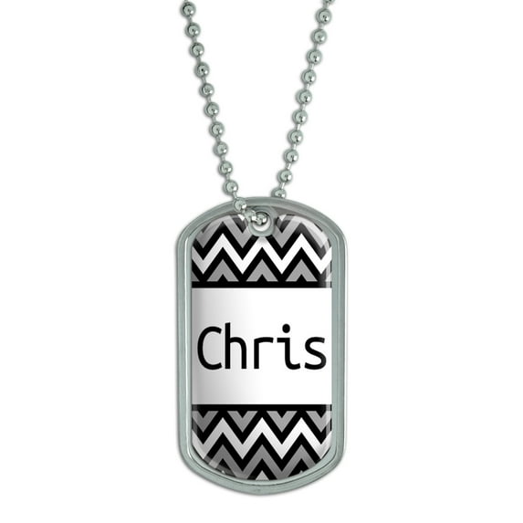 Male Names - Chris - Dog Tag