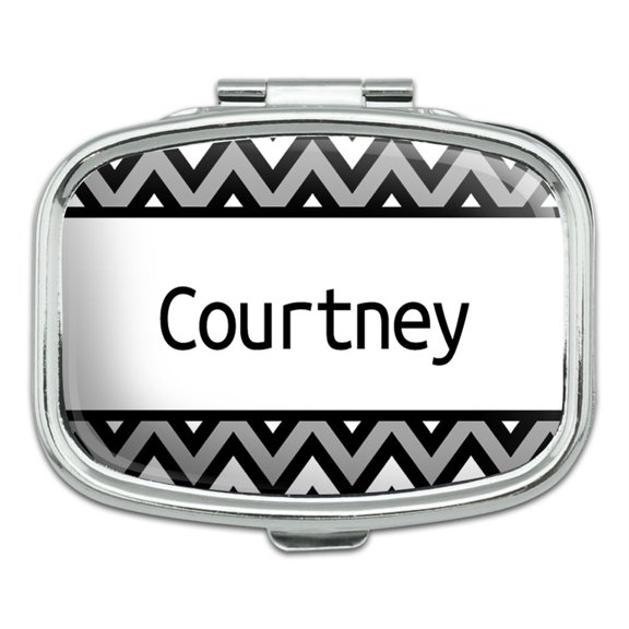 Male Names - Courtney - Rectangle Pill Box
