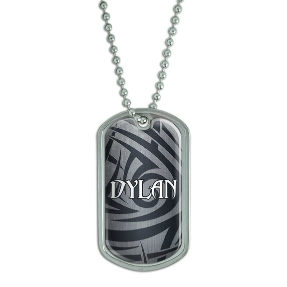 Male Names - Dylan - Dog Tag