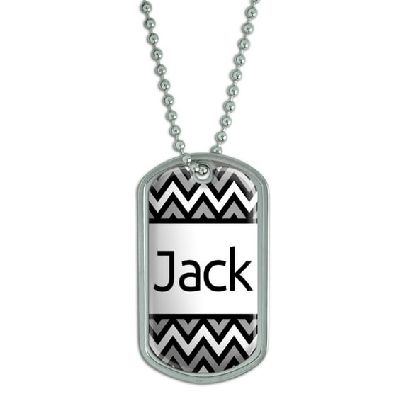 Male Names - Jack - Dog Tag