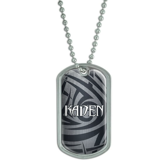 Male Names - Kaden - Dog Tag
