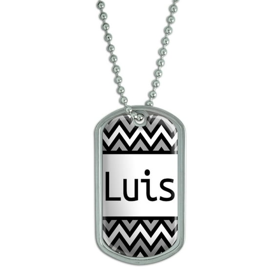 Male Names - Luis - Dog Tag