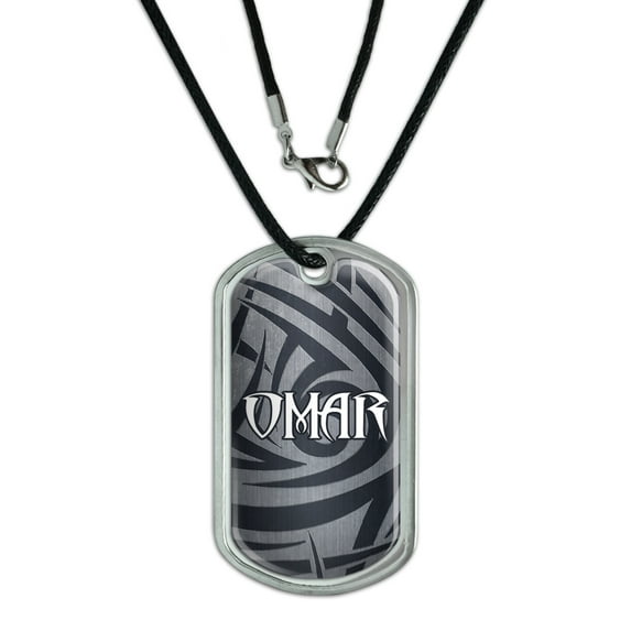 Male Names - Omar - Dog Tag