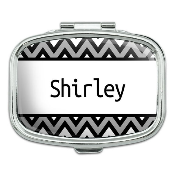 Male Names - Shirley - Rectangle Pill Box