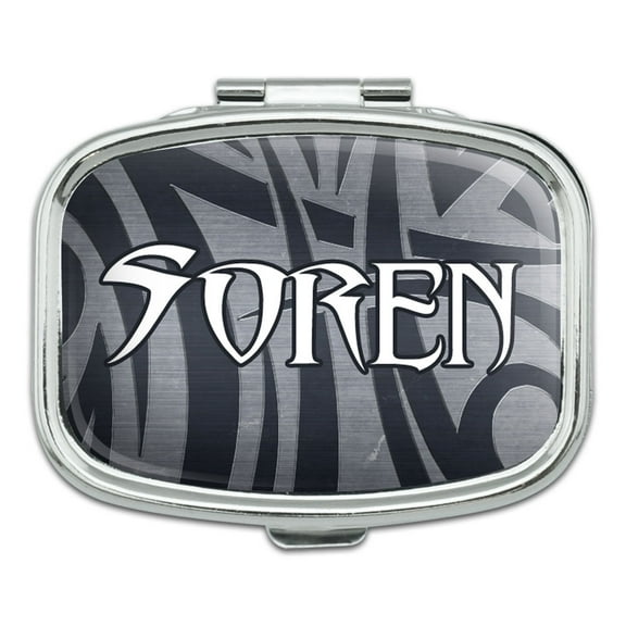 Male Names - Soren - Rectangle Pill Box