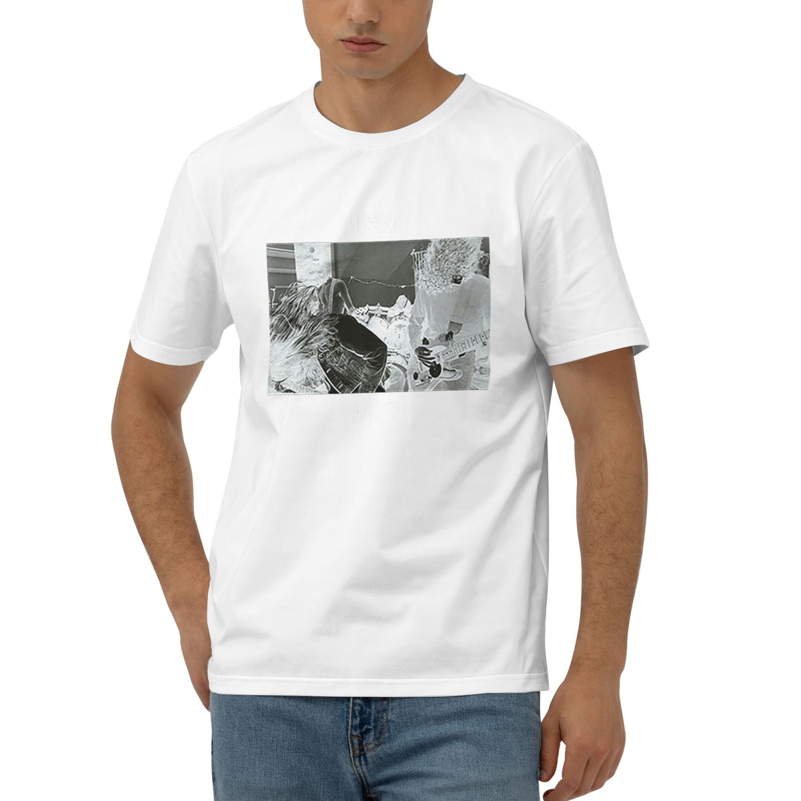 Male Nirvana Bleach Official Cotton T Shirt 