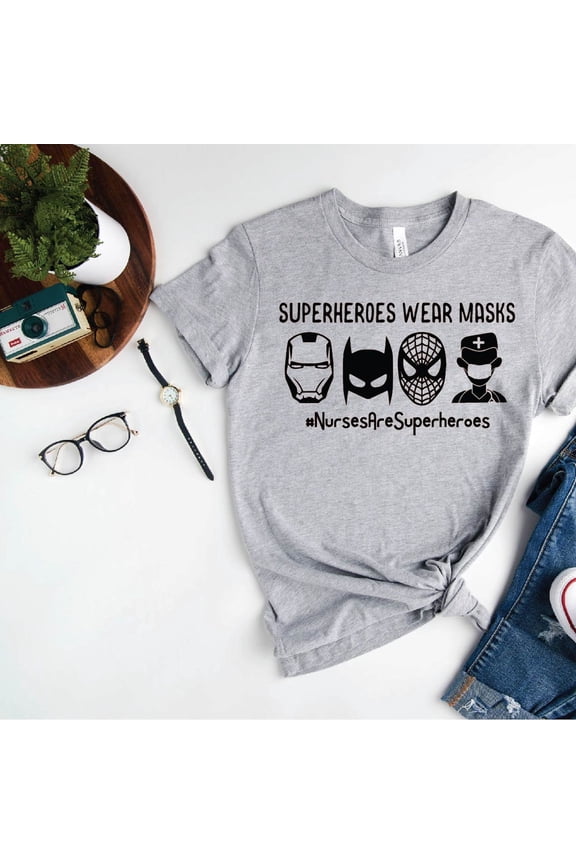 Male Nurse RN Hero Shirt, Nurses Super Hero, Nurse Week, Quarantine Shirt, Nursing School Tee, Funny Nursing Shirt