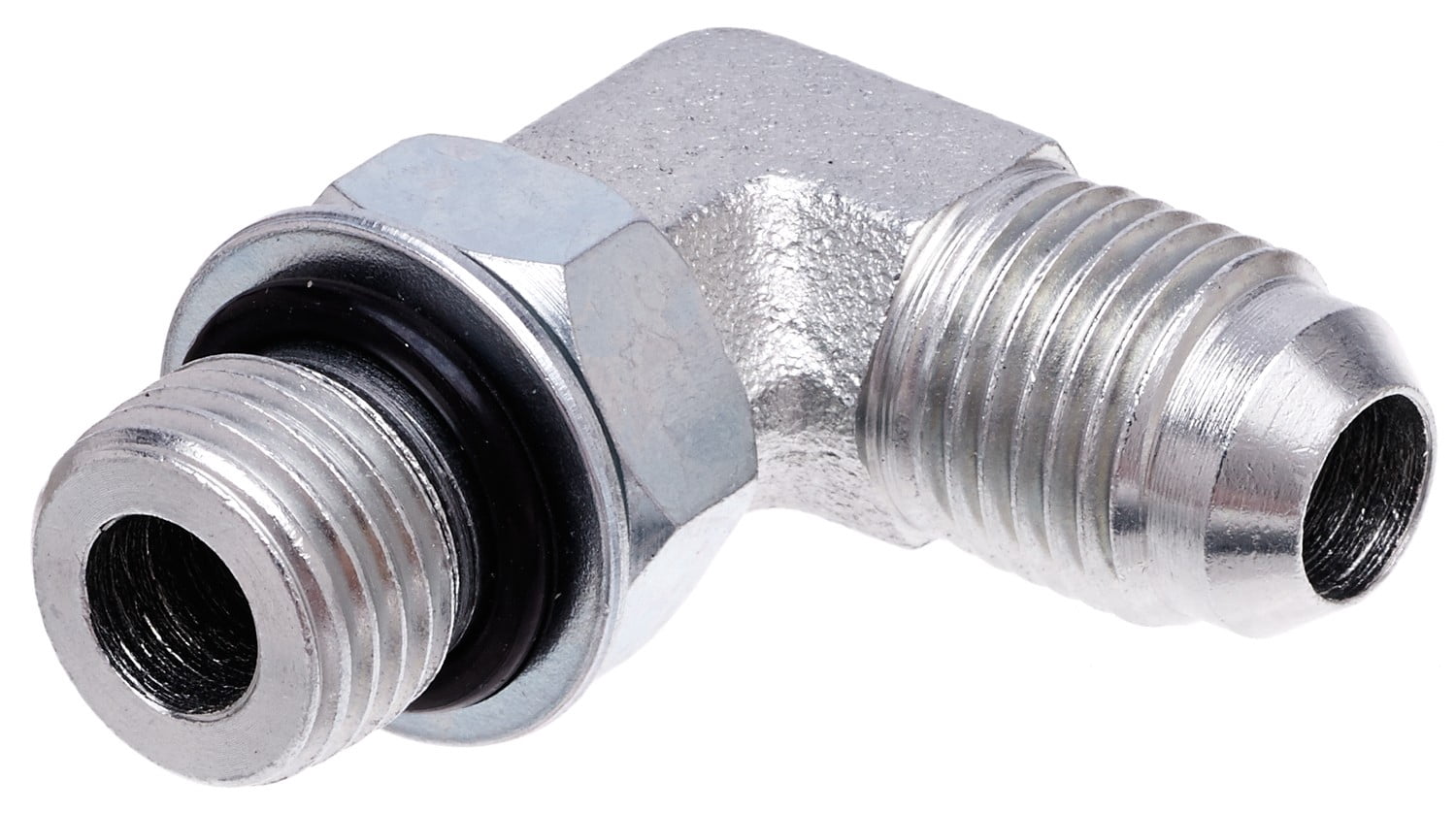 Male O-Ring Boss to Male JIC 37 Flare - 90 (SAE to SAE)