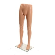 SSWBasics Male Plastic Mannequin Leg Form - Height 46 - With Base