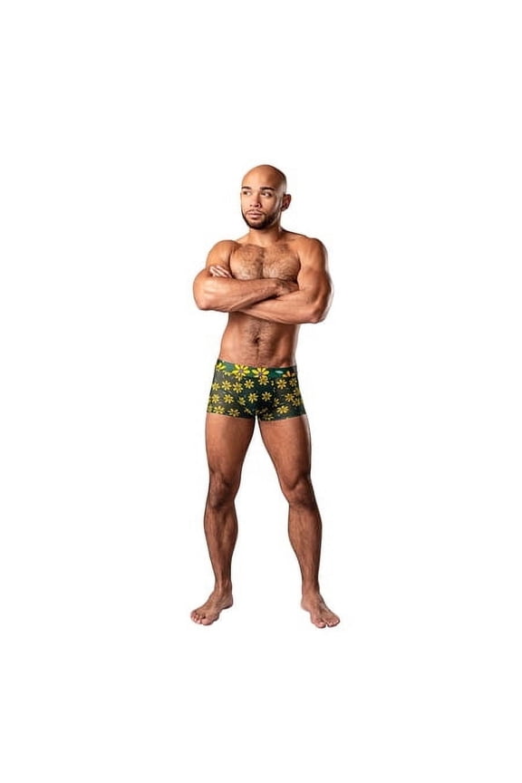 Male Power Petal Power Pouch Short Daisy Print XL