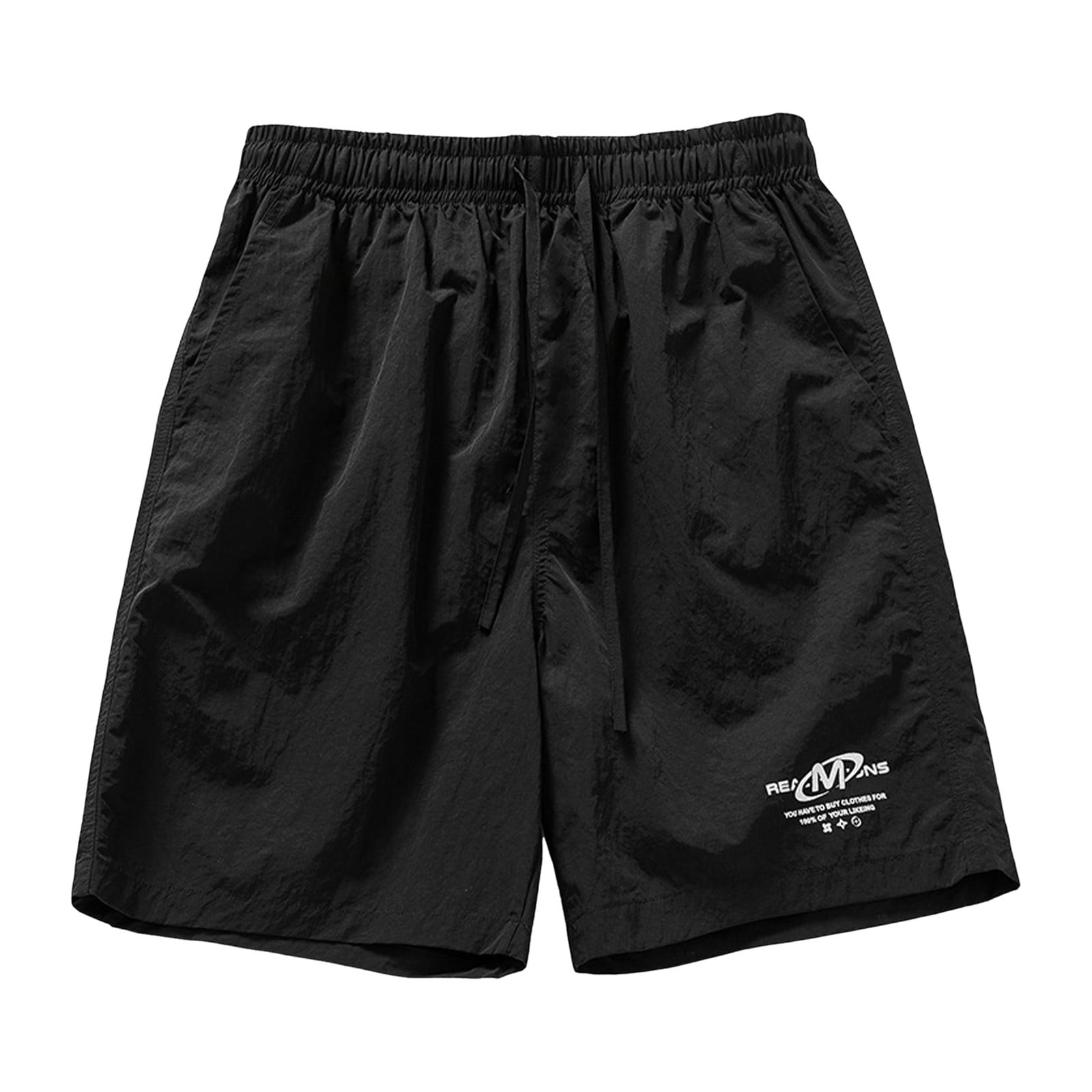 Male Printed Casual Beach Shorts Summer Slightly Wrinkled Cargo Shorts Male Printed Casual Beach Shorts Summer Slightly Wrinkled Cargo Shorts