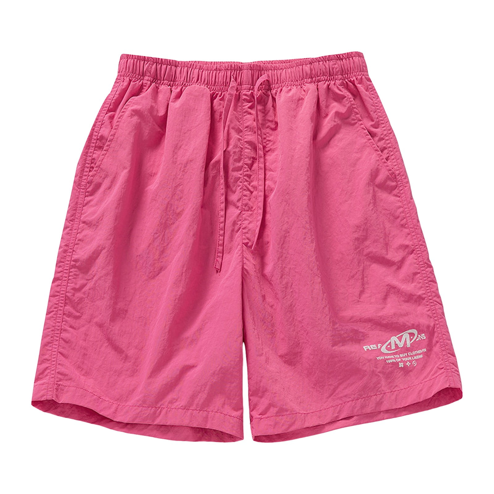 Male Printed Casual Beach Shorts Summer Slightly Wrinkled Cargo Shorts Male Printed Casual Beach Shorts Summer Slightly Wrinkled Cargo Shorts