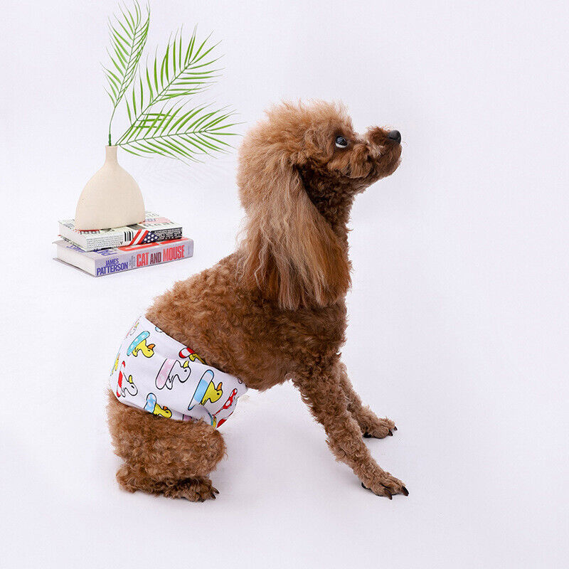Male Puppy Belly Band Wrap Toilet Sanitary Training Pants Dog Nappy SXL