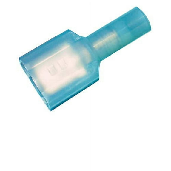 Male Quick Disconnect Nylon Fully Insulated .250" 16-14 AWG (Blue) - 100PK