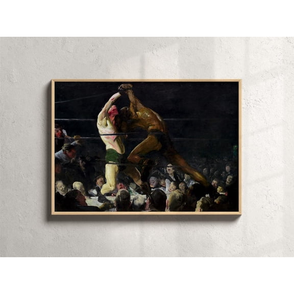 Male Room Posters, Home Gifts For Him, Masculine Wall Art, Boxing Match, Guy Apartment Decor, Home Gym Man Cave Decor, Mens Wall Art, Unframed Poster Size 24x36