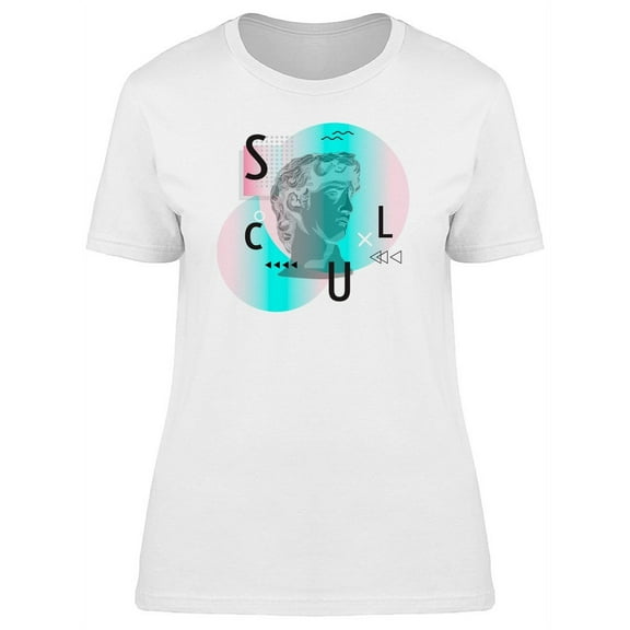 Male Scultpure Scul Inverted T-Shirt Women -Image by Shutterstock, Female XX-Large