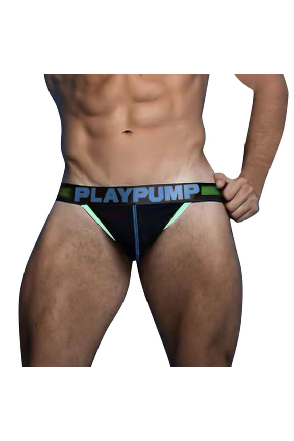 Male Sexy Low Waist Cotton Underpants Knickers Briefs Breathable Soft Solid Briefs