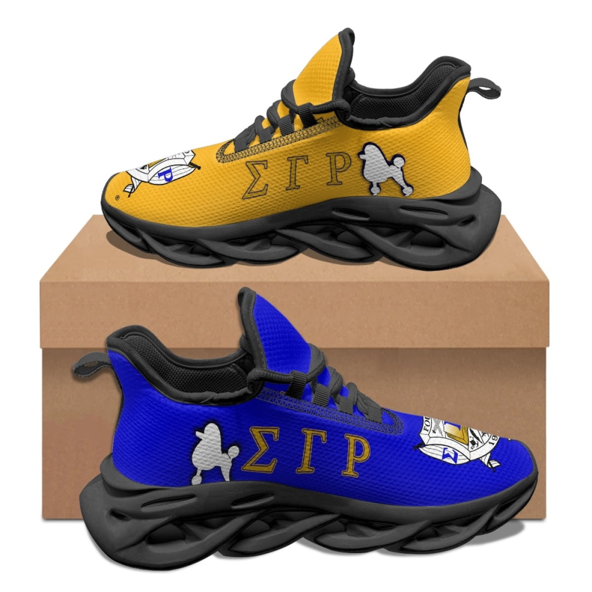 Male Shoes Sigma Gamma Rho Pattern Cozy Flats for Men Fashion Style ...