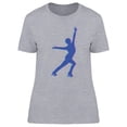 thumbnail image 1 of Male Skater Silhouette T-Shirt Women -Image by Shutterstock, Female x-Large, 1 of 2