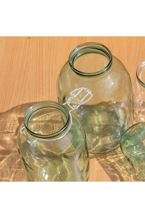 Hanging Mason Jars Sealing Clips Silver Airtight Seal 12pcs