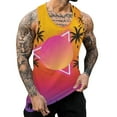 Male Summer Tank Top Breathable Large Size Casual Sleeveless Top Loose