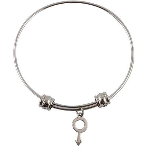 Male Symbol Fancy Bangle