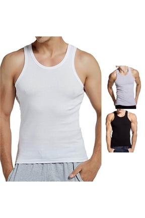 Male Tank Top Sports Slim Undershirt Base Layer Sleeveless Gym Vest Stringer Tops for Men