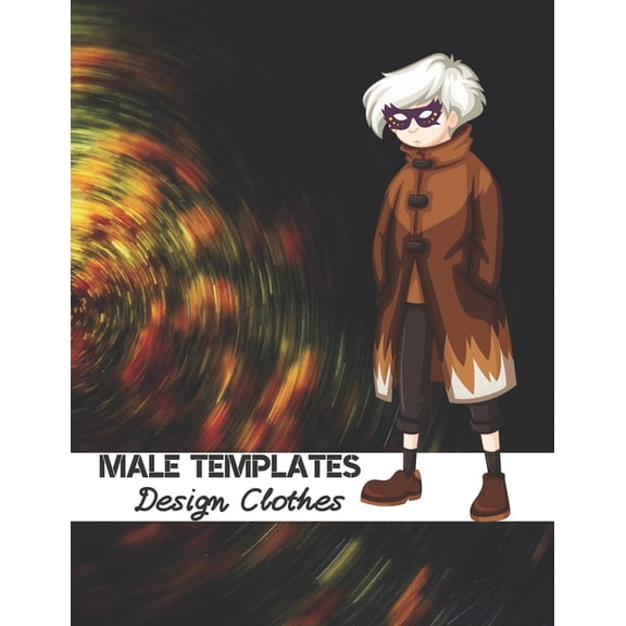 Male Templates Design Clothes: Incredible Drawing Illustration 450 Large Shapes to Create Your Own Designs and Building , (Paperback)