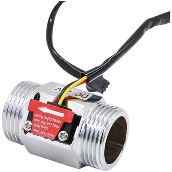 Male Thread Water Flow Sensor 1inch Liquid Folw Switch Sensor Flowmeter Measurement Device for Water Heaters$$Tools