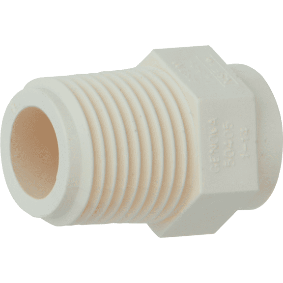 Male Thread to CPVC Adapter - Single Pack Residential Use, Standard Application