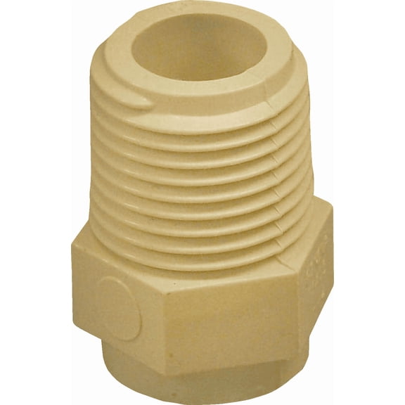 Male Thread to CPVC Adapter - Single Pack Residential Use, Standard Application