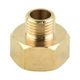 Male To Female Thread Brass Pipe Connectors Brass Coupler Adapter