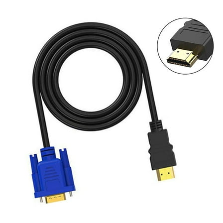 Male To Vga D-Sub Male Video Adapter Cable for Pc Tv Computer Monitor