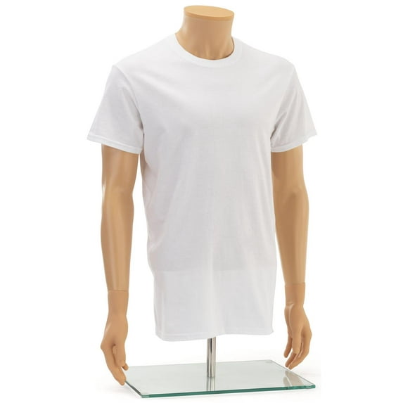 Male Torso Mannequin, Fair Skin Tone, Headless, Adjustable Height (SPMT01)