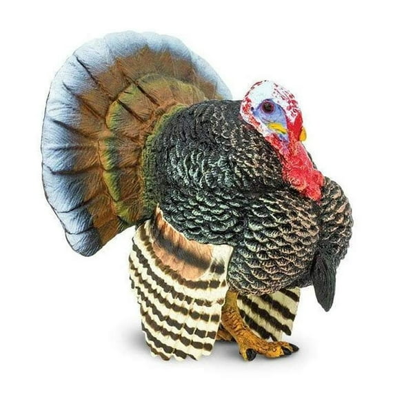 Safari Ltd. Domestic Turkey Figurine - Lifelike 3" Model Figure - Educational Toy for Boys, Girls, and Kids Ages 3+