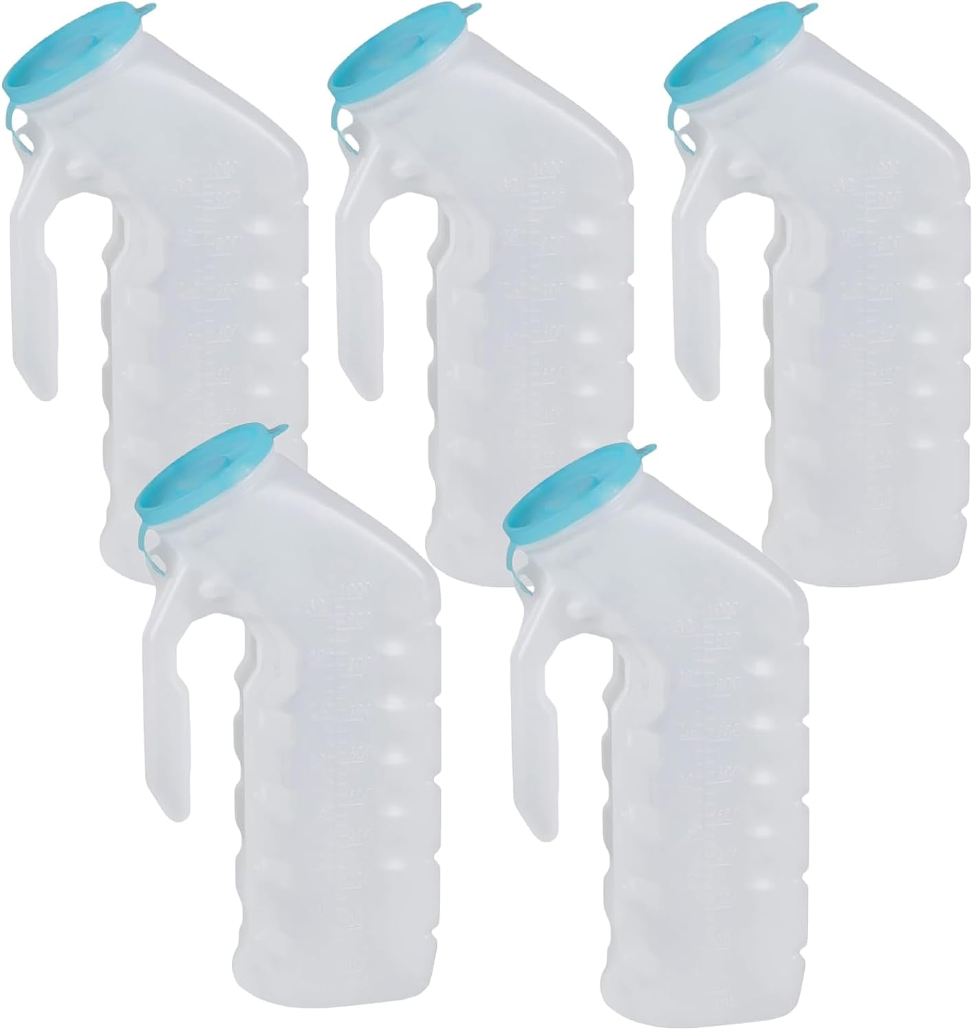 Male Urinal with Glow in The Dark Cover and Handle [32oz Pack] Portable