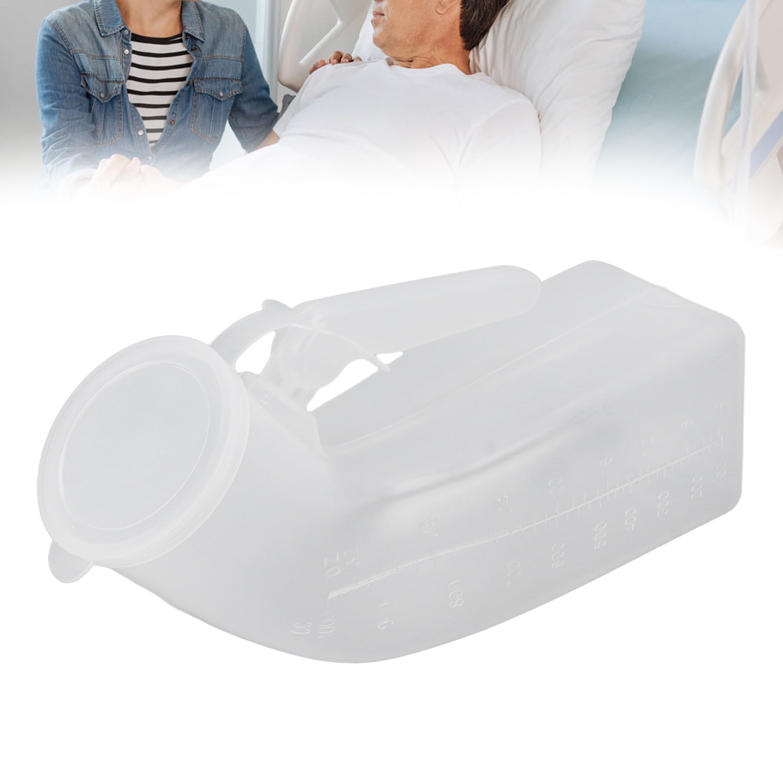 Male Urine Bottle,1000ml Male Urinals For Men Spill Proof Urine Cups